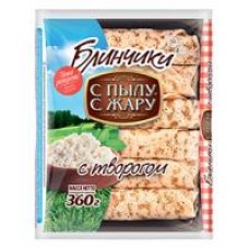 Блинчики С пылу с жару с творогом, 360 г в магазинах Дикси