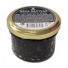 Икра палтуса Авача черная, соленая, 80 г в магазинах Дикси
