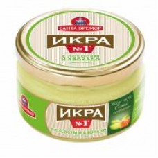 Икра Санта Бремор Деликатесная с лососем и авокадо, 180 г в магазинах Дикси