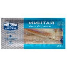 Минтай Мореслав, филе без кости, свежемороженый, 600 г в магазинах Дикси