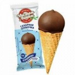 Мороженое Чистая линия Сахарная трубочка, 70 г