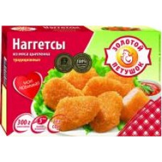 Наггетсы Золотой Петушок Традиционные из мяса цыпленка, 300 г в магазинах Дикси