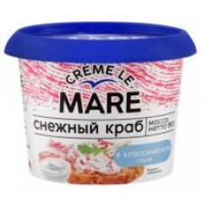 Паста Балтийский берег Creme le Mare Снежный краб в классическом соусе, 150 г в магазинах Дикси