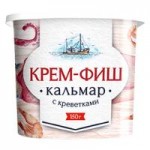Паста рыбная Европром Крем-фиш кальмар с креветкой, 150 г Паста рыбная Европром Крем-фиш кальмар с креветкой, 150 г