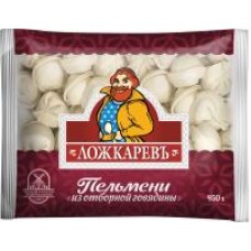 Пельмени Ложкарев из отборной говядины, 450 г в магазинах Дикси