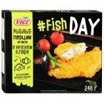 Рыбные порции из филе Vici Fish Day в нежном кляре, 240 г