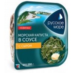 Салат Русское море из морской капусты с сыром, 200 г
