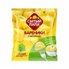 Вареники Сытый Папа с картофелем быстрозамороженные, 450 г в магазинах Дикси