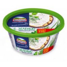 Сыр Hochland творожный с зеленью, 220 г в магазинах Дикси