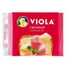 Сыр плавленый Viola с ветчиной, слайсы, 45%, 140 г в магазинах Дикси