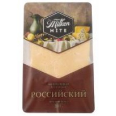 Сыр полутвердый Milken Mite Российский, 50%, нарезка, 200 г в магазинах Дикси