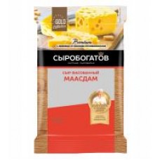 Сыр полутвердый Сыробогатов Маасдам, 45%, 200 г в магазинах Дикси