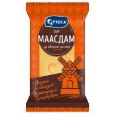 Сыр полутвердый Viola Маасдам, 45%, 220 г в магазинах Дикси