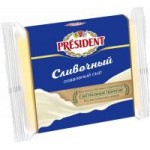 Сыр President сливочный плавленый 40% ломтики, 150 г