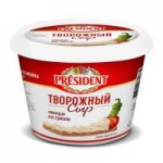 Сыр творожный President Овощи на гриле, 54%, 140 г
