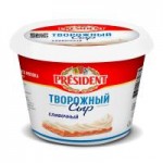 Сыр творожный President Сливочный, 56%, 140 г