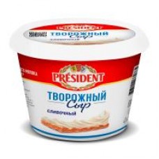 Сыр творожный President Сливочный, 56%, 140 г в магазинах Дикси