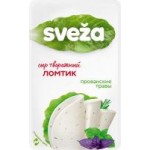 Сыр творожный Sveza с прованскими травами, нарезка, 60%, 150 г