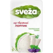 Сыр творожный Sveza с прованскими травами, нарезка, 60%, 150 г в магазинах Дикси