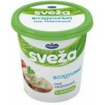 Сыр творожный Sveza Воздушный с зеленью, 60%, 150 г