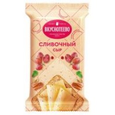 Сыр Вкуснотеево сливочный, полутвердый 45%, 200 г в магазинах Дикси