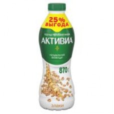 Биойогурт питьевой АктиБио Злаки, 1,6%, 870 г в магазинах Дикси