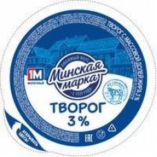 Творог Минская марка, 3%, 355 г в магазинах Дикси