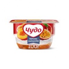 Десерт творожный Чудо Персик-маракуйя, 4,2%, 100 г в магазинах Дикси
