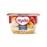 Десерт творожный взбитый Чудо Груша-Персик 4,2%, 100 г Десерт творожный взбитый Чудо Груша-Персик 4,2%, 100 г