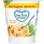 Йогурт Для всей семьи Персик, 1%, 290 г