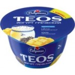 Йогурт греческий Teos манго и чиа, 2% БЗМЖ, 140 г