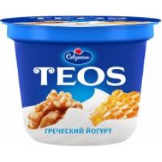 Йогурт греческий Teos Орехи и мед, 2%, 250 г в магазинах Дикси