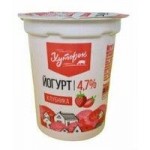 Йогурт Хуторок Клубника, 4,7%, 120 г Йогурт Хуторок Клубника, 4,7%, 120 г