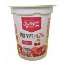 Йогурт Хуторок Вишня, 4,7%, 120 г в магазинах Дикси