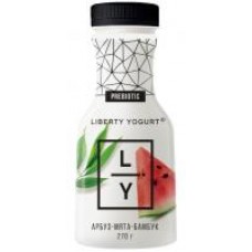 Йогурт Liberty Yogurt Арбуз, мята, бамбук, 1,5/2%, 270 г в магазинах Дикси
