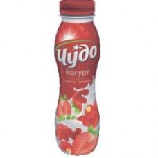 Йогурт питьевой Чудо Клубника-земляника, 1,9%, 260 г в магазинах Дикси