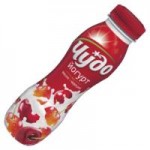 Йогурт питьевой Чудо Вишня-черешня, 1,9%, 260 г Йогурт питьевой Чудо Вишня-черешня, 1,9%, 260 г