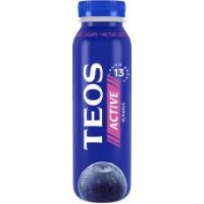Йогурт питьевой Teos Active Черника, 1,8%, 260 г в магазинах Дикси
