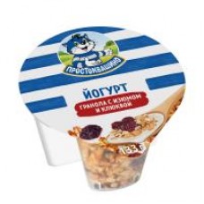 Йогурт Простоквашино Гранола, изюм и клюква, 2,9% 133 г в магазинах Дикси