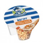 Йогурт Простоквашино Гранола, курага и печеное яблоко, 2,9% 132 г Йогурт Простоквашино Гранола, курага и печеное яблоко, 2,9% 132 г