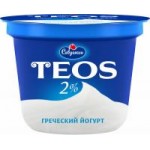 Йогурт Савушкин Греческий TEOS 2%, 250 г Йогурт Савушкин Греческий TEOS 2%, 250 г