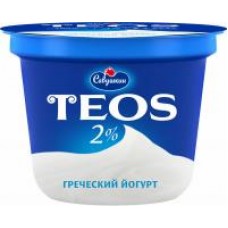 Йогурт Савушкин Греческий TEOS 2%, 250 г в магазинах Дикси