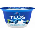 Йогурт Teos Греческий с черникой, 2%, 140 г Йогурт Teos Греческий с черникой, 2%, 140 г