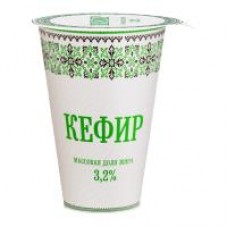 Кефир Славянские кружева, 3,2%, 175 г в магазинах Дикси