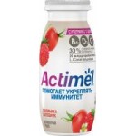 Напиток кисломолочный Actimel Земляника и шиповник, 1,5%, 95 г Напиток кисломолочный Actimel Земляника и шиповник, 1,5%, 95 г