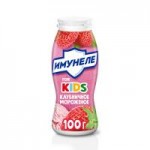 Напиток кисломолочный Имунеле Kids Клубничное мороженое, 1,5%, 100 г Напиток кисломолочный Имунеле Kids Клубничное мороженое, 1,5%, 100 г