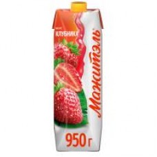 Напиток сывороточный Мажитэль Клубника, 0,04%, 950 г в магазинах Дикси