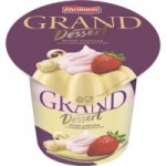 Пудинг Grand Dessert Белый шоколад и клубничный мусс, 6%, 200 г