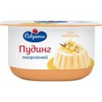 Пудинг творожный Савушкин Ваниль, 4%, 130 г