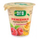 Ряженка термостатная Эго Малина, 2,9%, 300 г Ряженка термостатная Эго Малина, 2,9%, 300 г